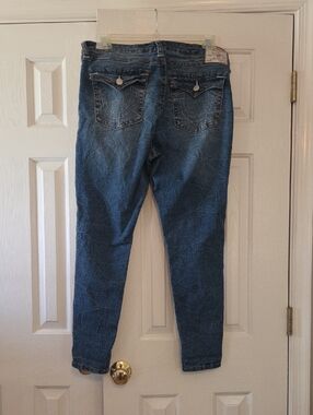True Religion Women's Dark Blue Jennie Curvy Jeans Siz 33